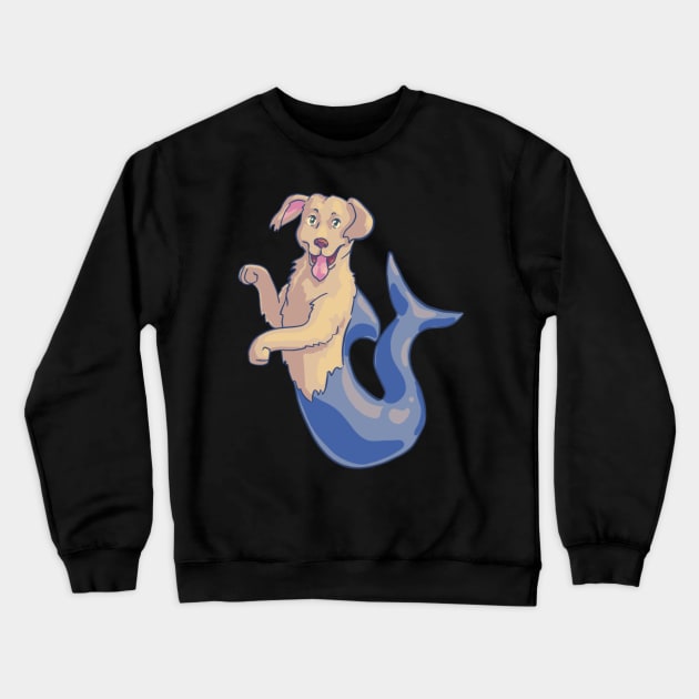 MerDogo Crewneck Sweatshirt by Artbysusant 